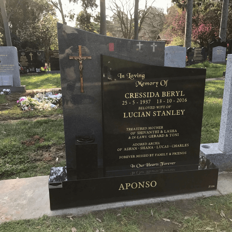 Melbourne Springvale Headstone Base