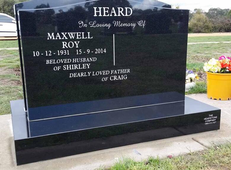Ararat headstone base