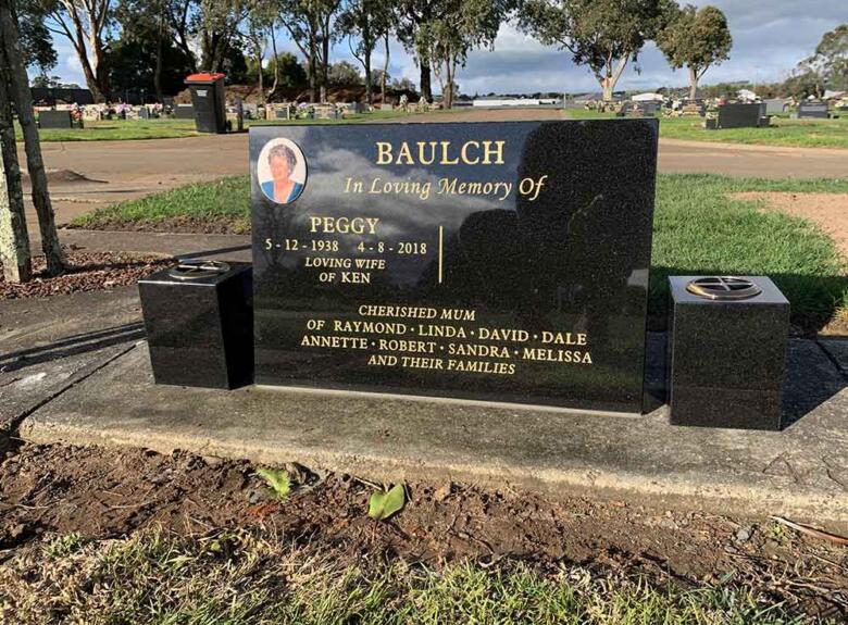Colac custom headstone