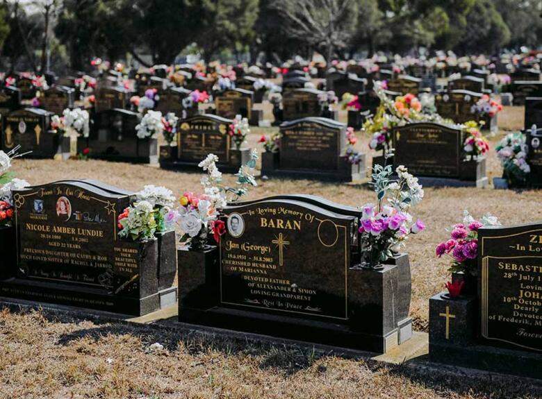 Headstones made in Geelong, Victoria