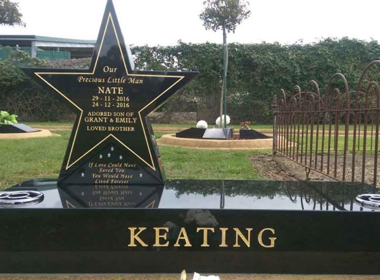 Custom memorial in Colac