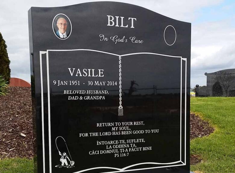 Melbourne Bunurong headstone base