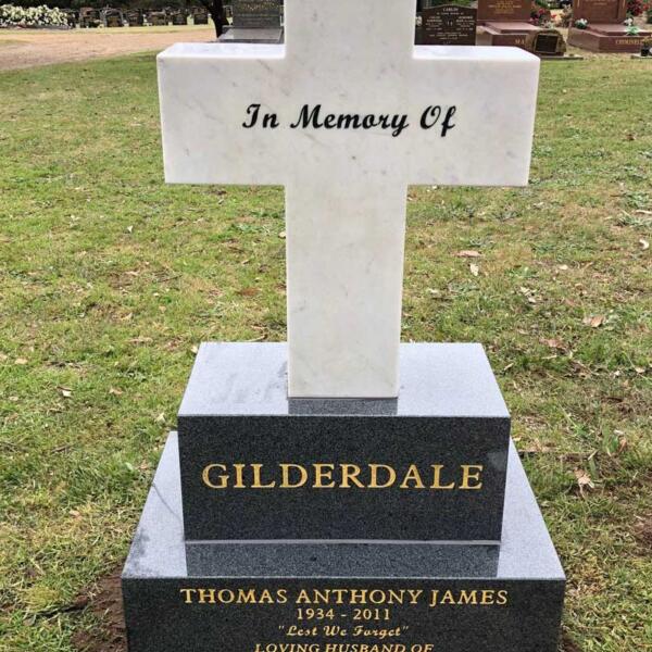 Mornington headstone base custom