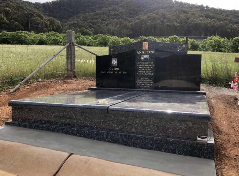 Tawonga monument headstone custom